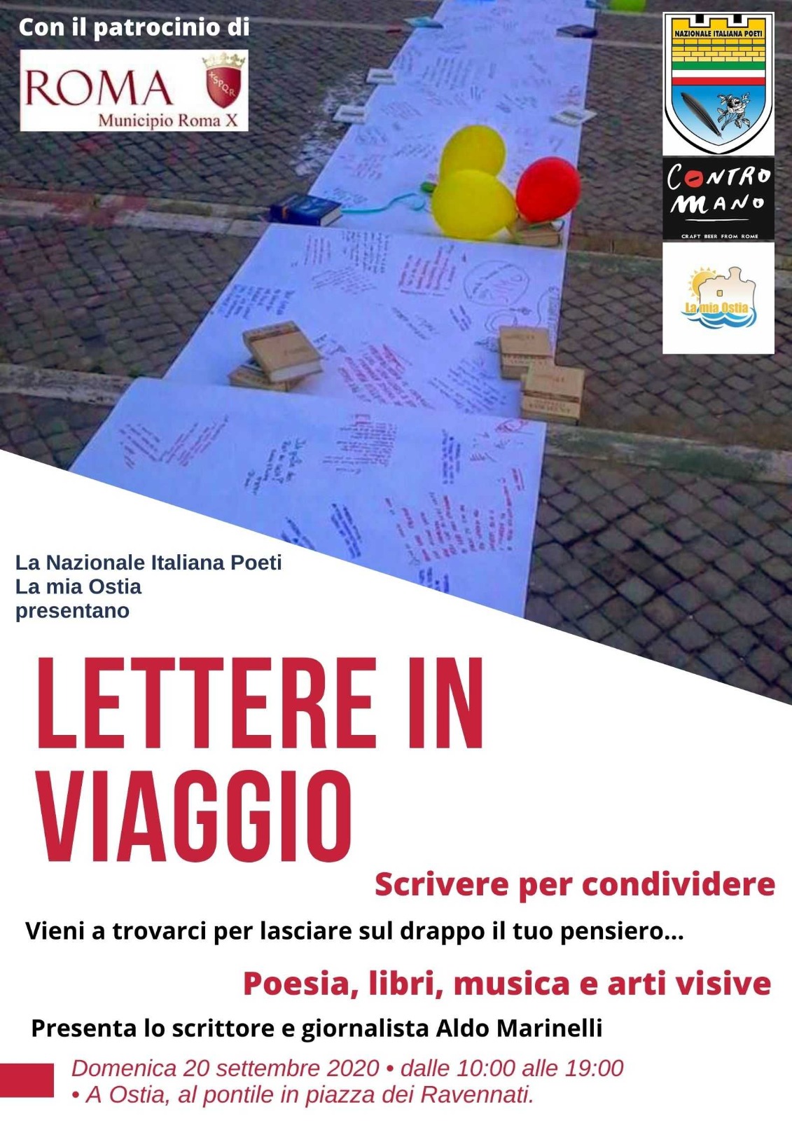 Lettere in viaggio:quando la poesia sbarca (e sbanca) al pontile di Ostia